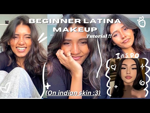 LATINA MAKEUP TUTORIAL (ON TANNED SKIN ⭐️🌥️)/ beginner makeup tuts :3