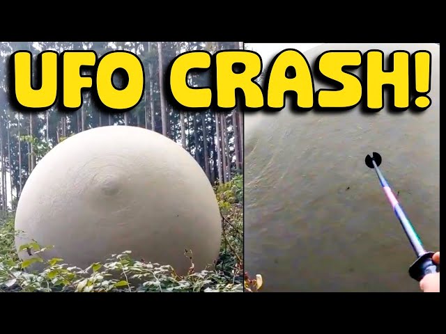 An Egg Shaped UFO JUST Crashed In Russia!