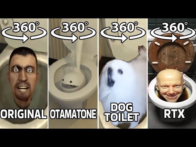 SKIBIDI TOILET ORIGINAL VS Otamatone VS DOG TOILET  VS RTX (ALL EPISODES) 1 - 4