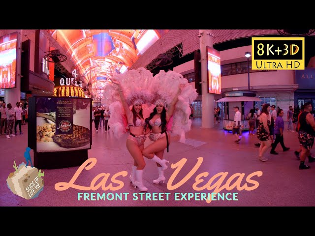 8k 3D Las Vegas Nightlife: After Midnight in Sin City - The Fremont Street Experience PREVIEW