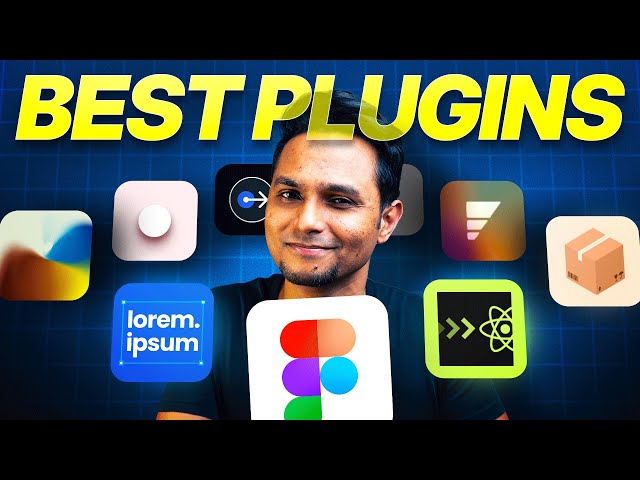 I Tried 100 FIGMA PLUGINS, THESE ARE THE BEST! 🔥 | Saptarshi Prakash