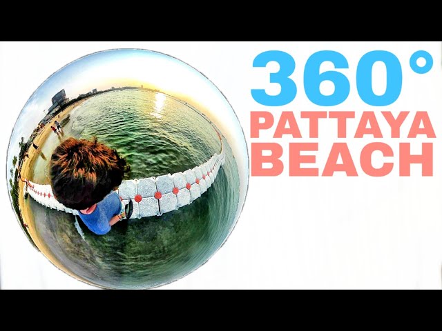 Pattaya Beach 360° VR walk 🇹🇭 Travel Thailand (immersive POV)