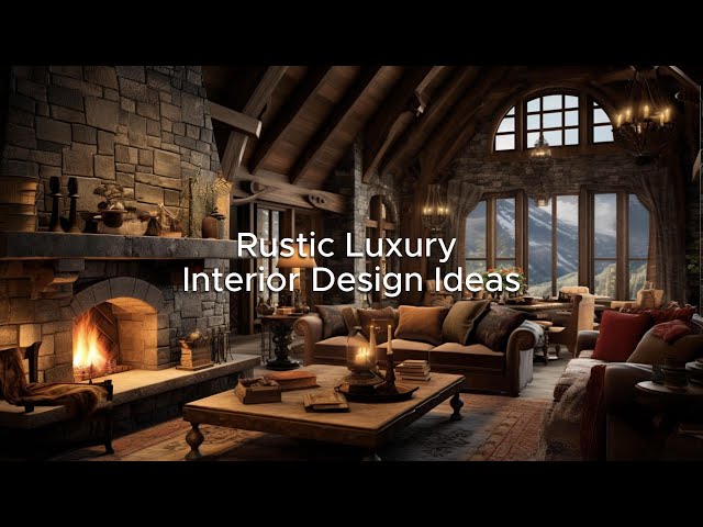 Elevate Your Home with Rustic Luxury Interior Design Ideas