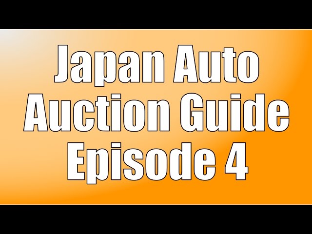 Japan Auto Auction Guide #4 - Bidding and Buying