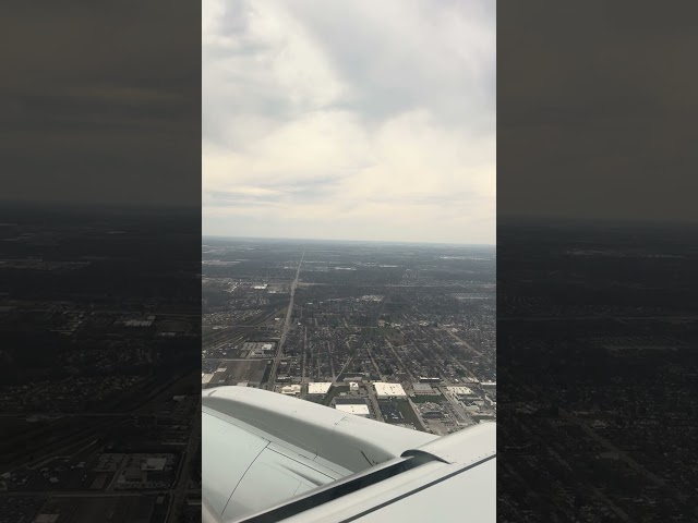 Indianapolis, Aerial View, Landing