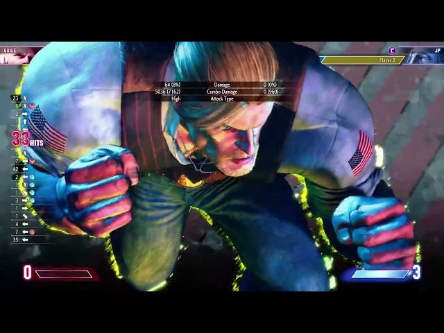 Guile CA(7286/72%) Microwalk! Second Variant of Microwalk combo. Street Fighter 6