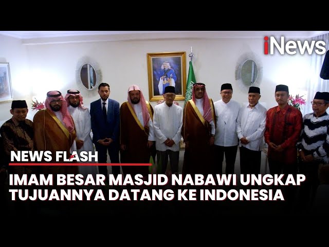 Tujuan Mulia Imam Besar Masjid Nabawi Datang ke Indonesia