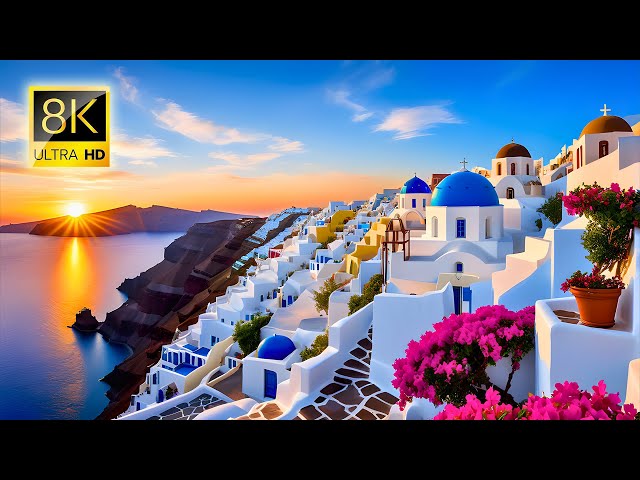 Ultimate Santorini Island, Greece 8K HDR Video - Spectacular Ultra HD Views | 8K Vistas