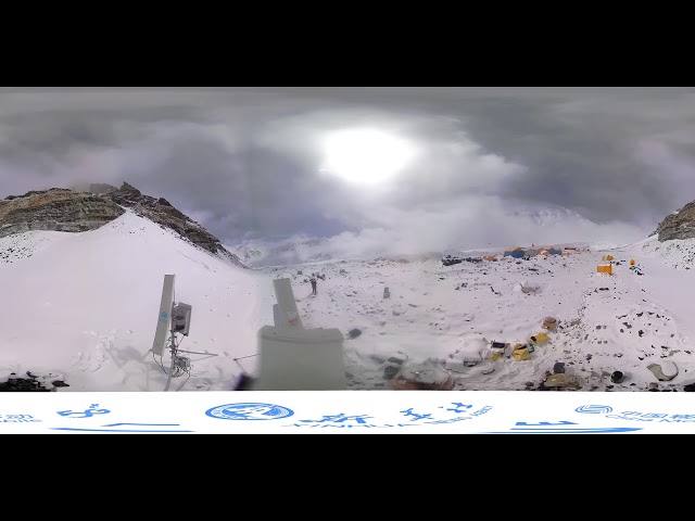 LIVE: Chinese surveying team attempts to summit Mt. Qomolangma - 360 video