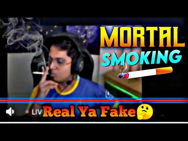 MORTAL SMOKING STREAM ||MORTAL SMOKING REAL YA FAKE STREAM😳MORTAL SMOKING REACTION||MORTAL SMOKING.