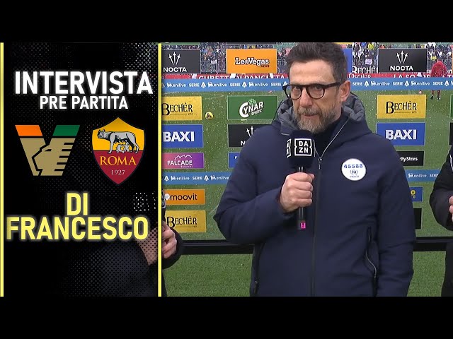 🎙️Venezia-Roma, Di Francesco: "Fila pronto fisicamente, è un attaccante diverso da Pohjanpalo"