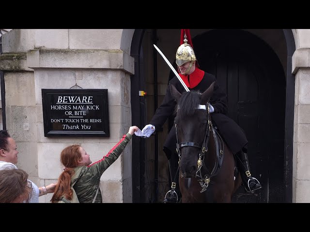 "This was So Sweet. Guard Went Above & Beyond - A very touching and Special Moment between them"