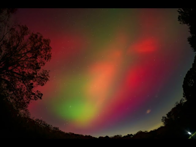 Aurora Borealis bloom in New York on October 10, 2024