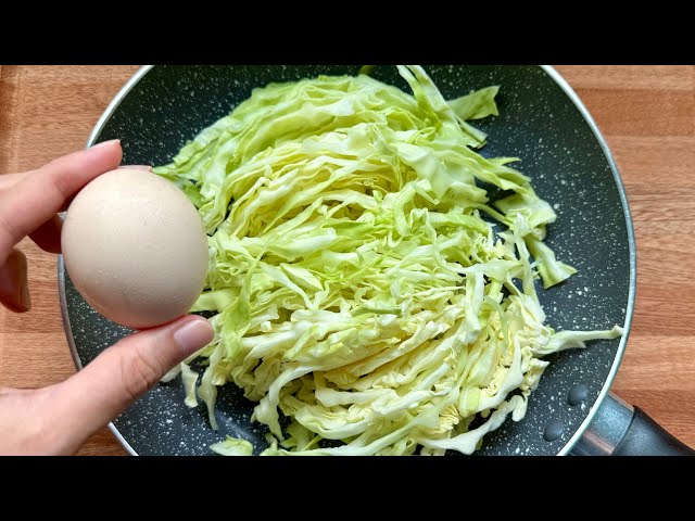 I cook cabbage like this every weekend! Simple and delicious recipe with cabbage.