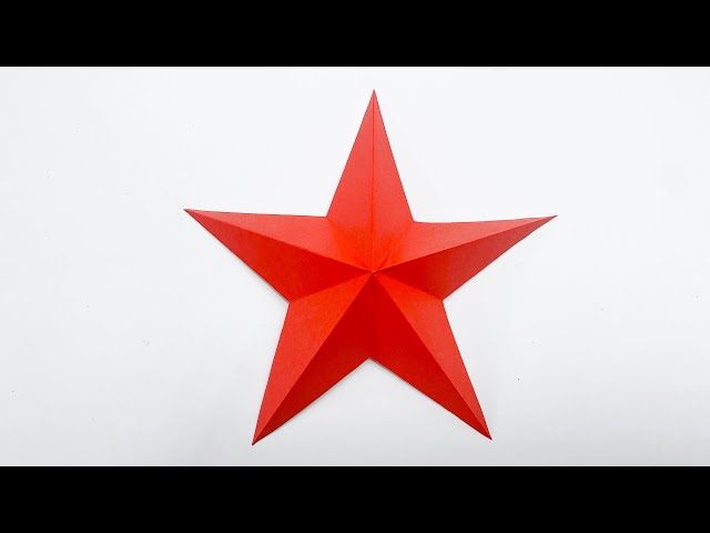 How to make a easy origami star