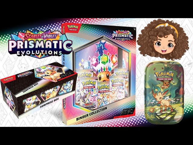 Pokémon Prismatic Evolutions Surprise Box + Binder Collection #gifted #pokemon