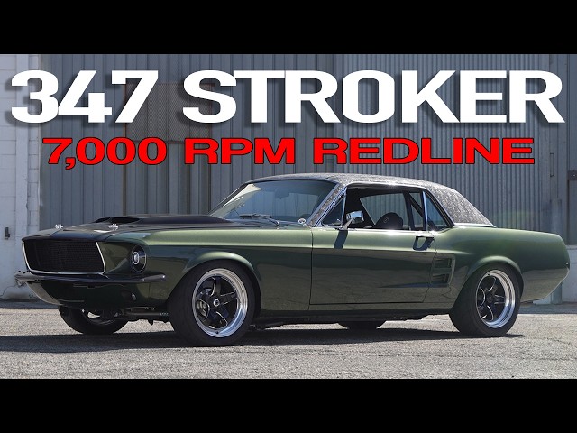 Garage Built '67 Mustang Coupe with HIGH REVS 7,000RPM [4K]