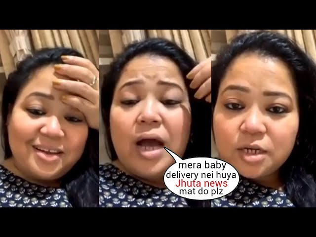 Bharti Singh's First Live and Angry Reaction about Pregnancy and Delivery of her Baby boy