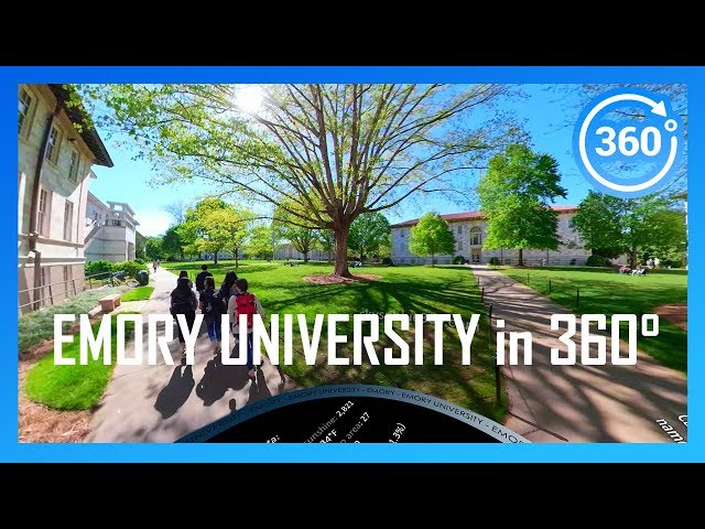 [2020] EMORY UNIVERSITY in 360° (drone/walking/driving campus tour)