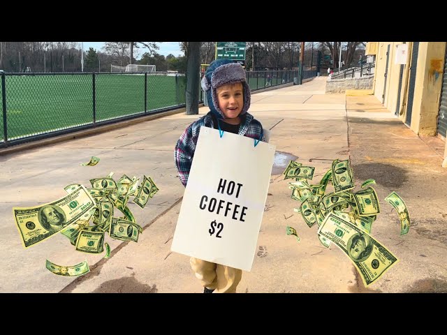 I sold coffee in the park for pocket money