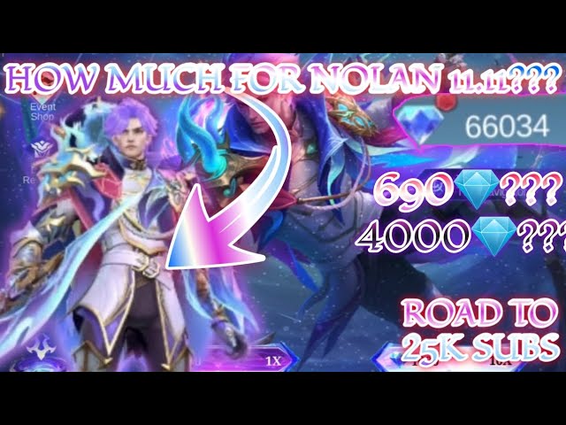 HOW MUCH 💎/DIAMONDS FOR NOLAN  11.11 SKIN "THE NAVIGATOR" IN NEW THE NAVIGATOR 11.11 EVENT | MLBB