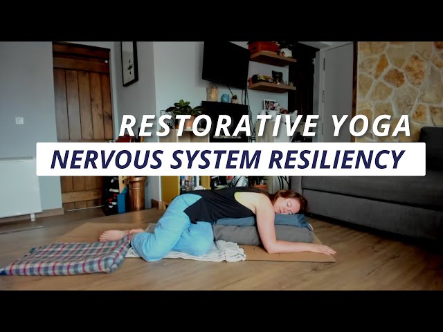 30 Min. Restorative Yoga for Releasing Physical & Emotional Tension | Yoga for the Nervous System