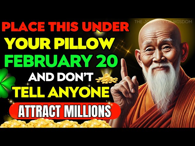 Place this under your pillow on FEBRUARY 20, and your money problems will end | Buddhist Teachings