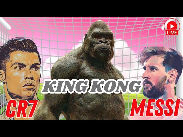 Cristiano Ronaldo and Messi vS King Kong - BeamNG.drive #shortsfeed