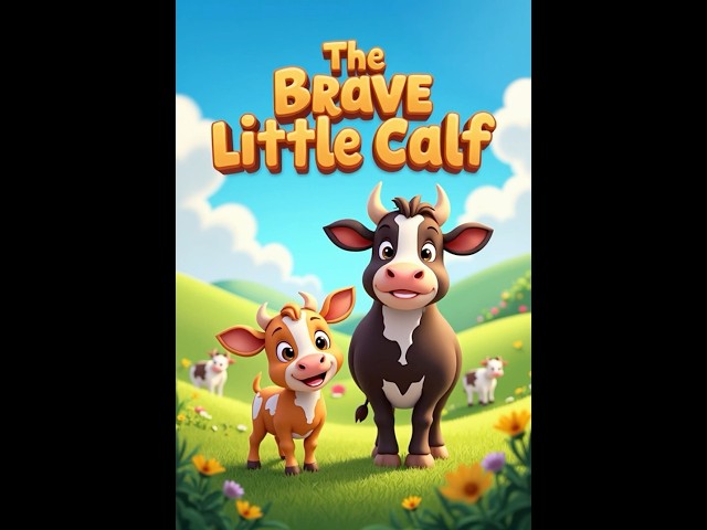 Brave Baby Cow’s Big Adventure 🐮✨ | Heartwarming Short Story for Kids