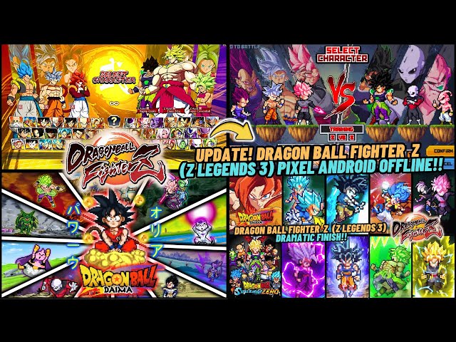 NEW UPDATE!! DRAGON BALL FIGHTER Z PIXEL MOBILE (Z LEGENDS 3) MUGEN ANDROID OFFLINE 2025🔥