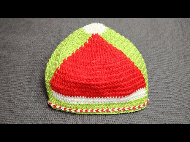 Gorro de Santa a crochet #guatemala #crochet #tejer #hechoamano #navidad