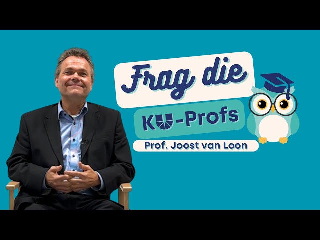 Influencer und Sociale Medien - Frag die KU-Profs mit Prof.  Joost van Loon