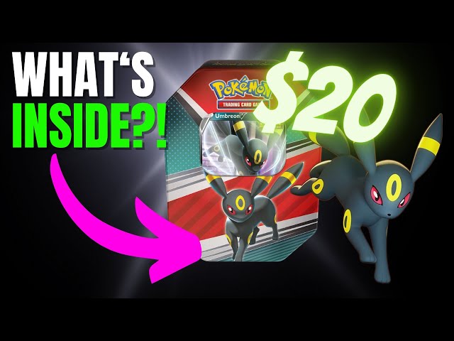 Umbreon V Hero Tin!!! - Whats inside?!