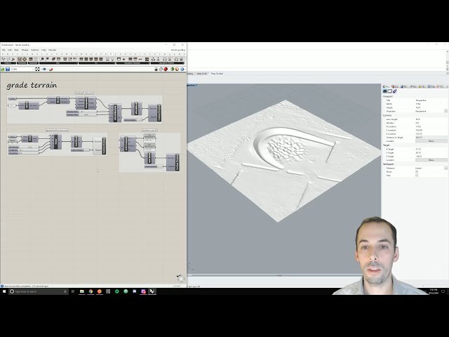 Grading terrain in Grasshopper