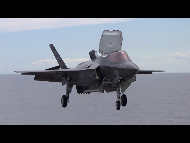 F-35B in action