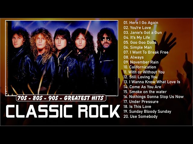 The Classic Rock Songs Collection | Collection Of Famous Old Rock Music Of Decades