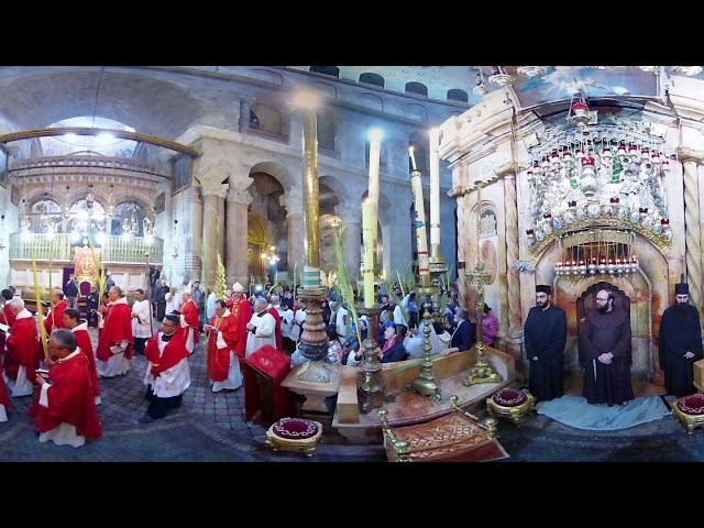 Palm Sunday procession Holy Sepulcher: Part 4