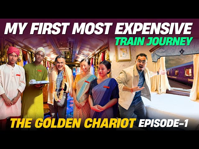 My First Most Expensive Train Journey | 6.5 Lakh ka Ticket??😳 | The Golden Chariot | Indian Railways