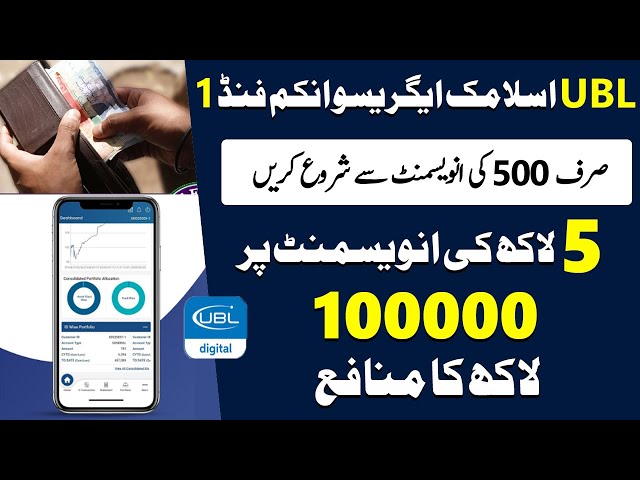 UBL Al-Ameen Islamic Aggressive Income Plan-I Fund | Invest 5lakh & Earn 1 lakh | UBL Islamic Funds