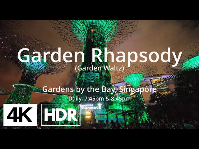 Garden Rhapsody Ft. Garden Waltz at Gardens by the Bay, Singapore (Full Show) | 4K HDR