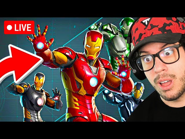 🔴LIVE! - NEW IRON MAN in FORTNITE! (Fully Customizable)