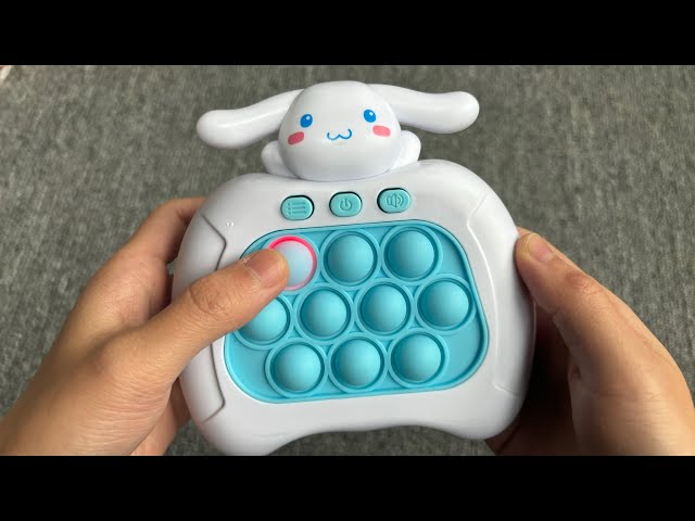 Cinnamoroll Pop It Game Unboxing And Review 2024 - So Satisfying Electric Game Console Fidget Toy