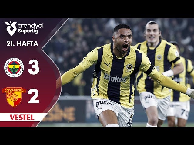 Vestel | Fenerbahçe (3-2) Göztepe - Highlights/Özet | Trendyol Süper Lig - 2024/25