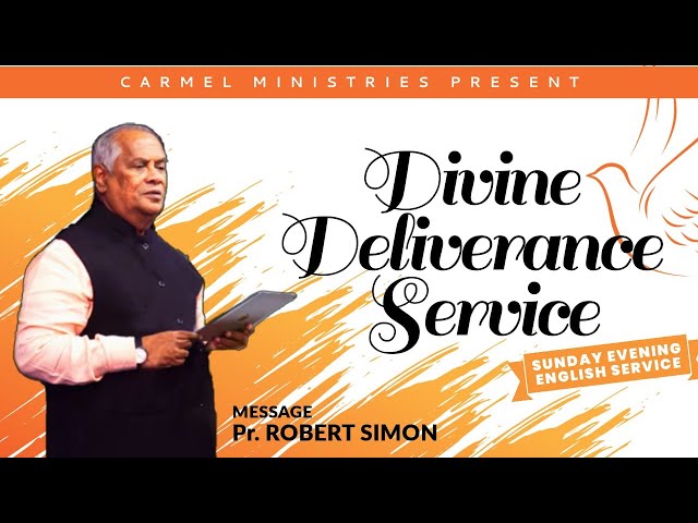 Replay | Pr. Robert Simon | Divine Deliverance Meeting - Sunday Evening English Service | 22122024