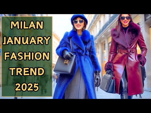 Italian Street Fashion January 2025 🇮🇹: Milan's Best Street Style Ideas 👠