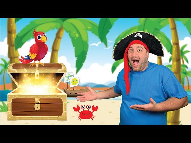 Fun Pirate Treasure Hunt + Pirate songs - Kids Stories - Jubby