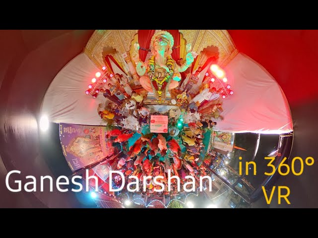 Ganesh Darshan of Nav Yuvak Mandal, Daulat Nagar year 2022 in 360° VR