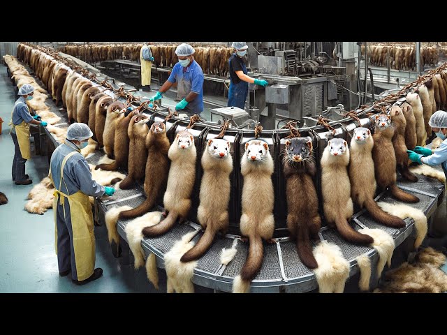 Harvest Millions Tons of Mink Fur and Civet Coffee Each Year – Mink Fur Processing Technology