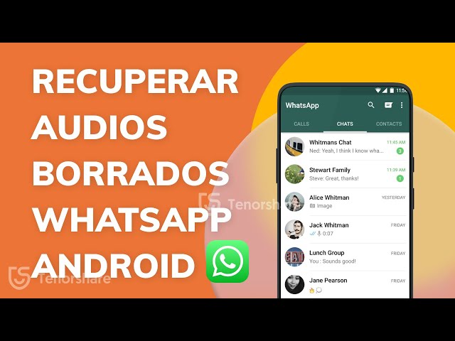 Cómo recuperar audios de WhatsApp borrados Android