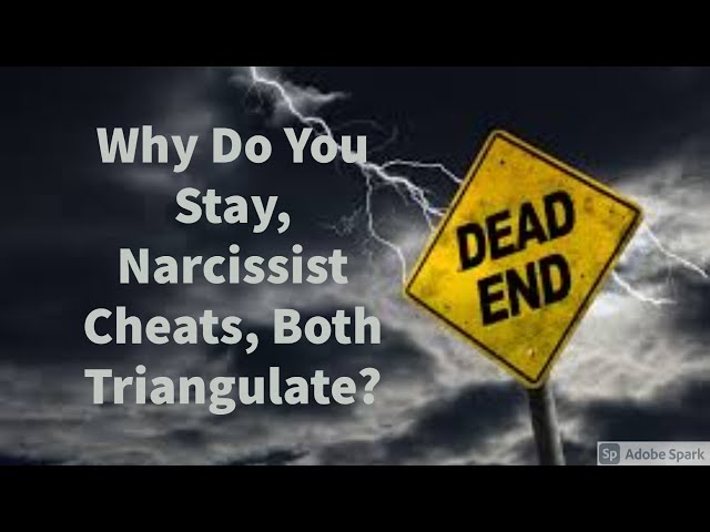 Why YOU Stay, Narcissist Cheats, Both Triangulate?